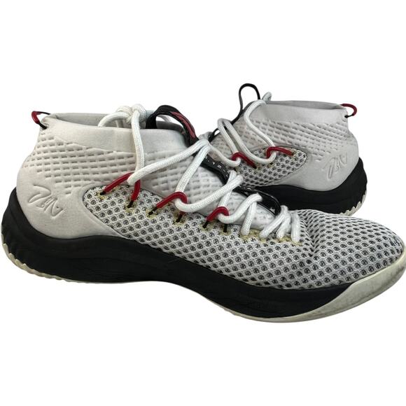 Adidas Dame 4 Mens Basketball Shoes White Red Black Size 10 Athletic main image 4
